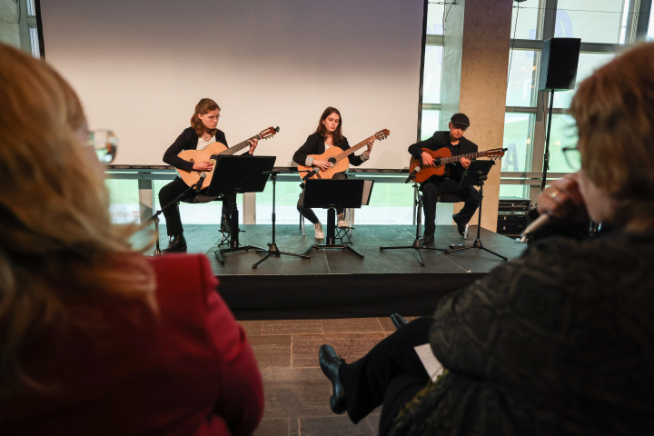 Musikalische Begleitung durch die Musik- und Kunstschule Schwedt/Oder