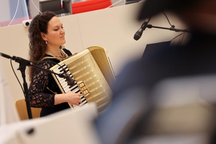 Musikalischer Ausklang der Veranstaltung durch Shulamit Anna-Elena Lyubovskaya aus Berlin