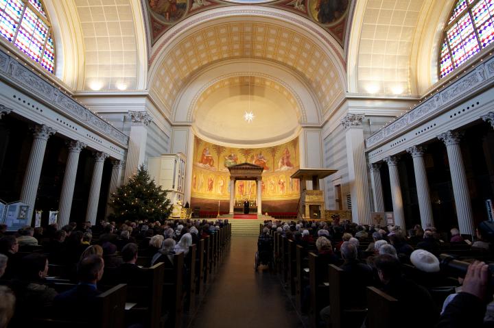 Blick in die St. Nikolai-Kirche während des Ökumenischen Gottesdienstes.