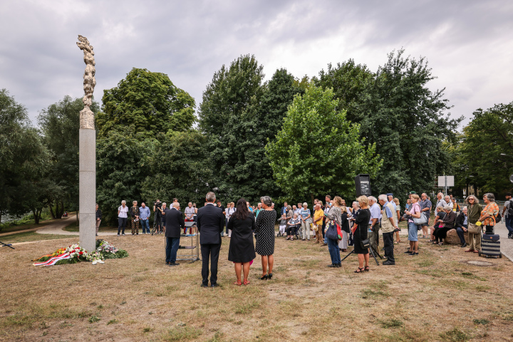Impression der Gedenkveranstaltung der Landeshauptstadt Potsdam und der Fördergemeinschaft Lindenstraße zum Bau der Berliner Mauer 