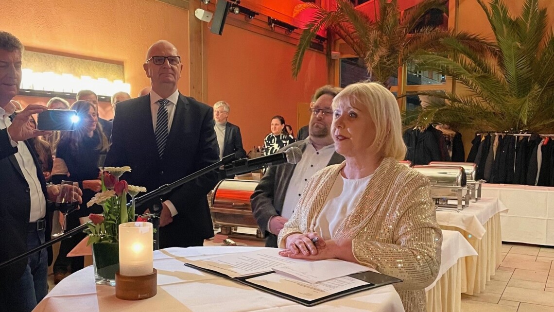 Begrüßung der Landtagspräsidentin Prof. Dr. Ulrike Liedtke zum Neujahrsempfangsempfang