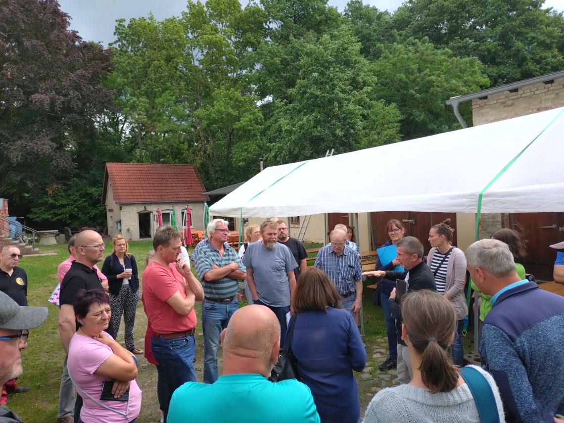 Ortstermin in der Gemeinde Mühlenbecker Land am 27. Juni 2025
