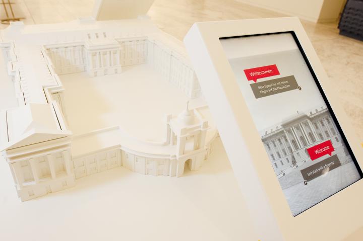 Interaktives Gebäudemodell mit barrierefreien Informationen zum neuen Landtag