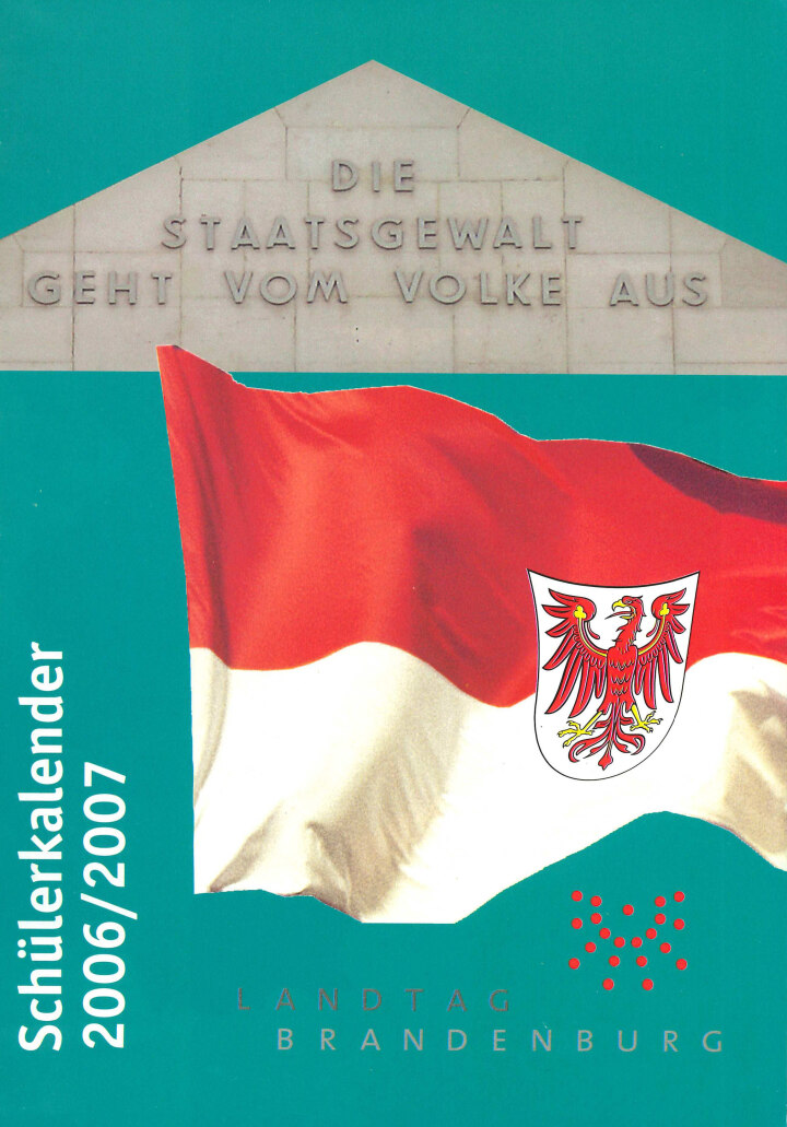 Cover des Schülerkalenders 2006/2007