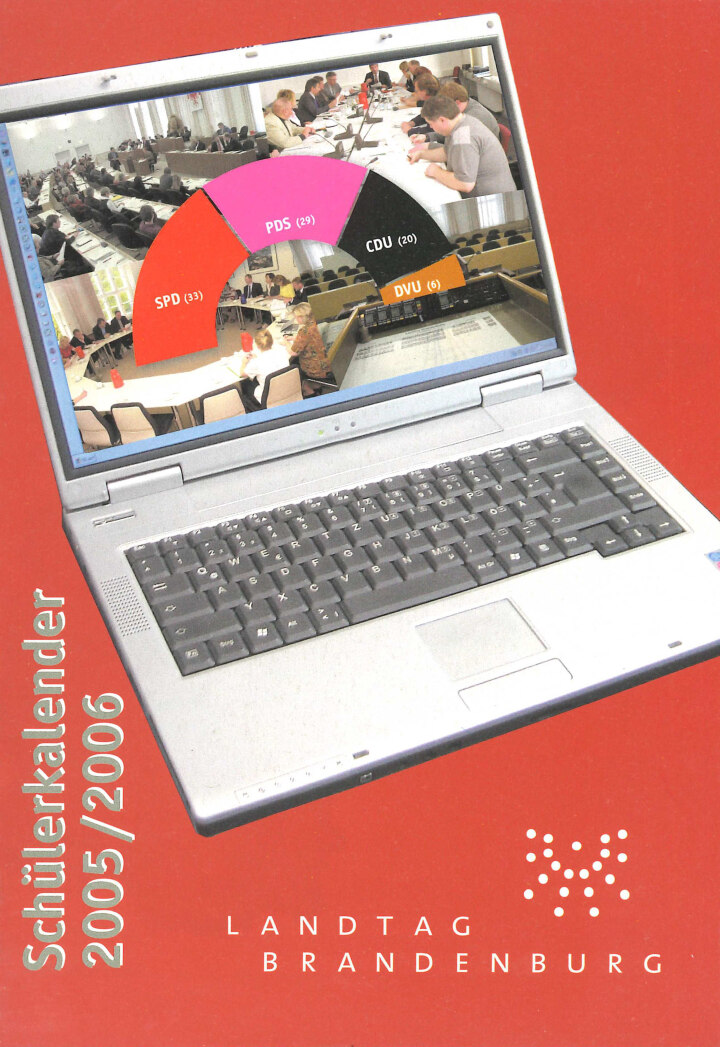 Cover des Schülerkalenders 2005/2006