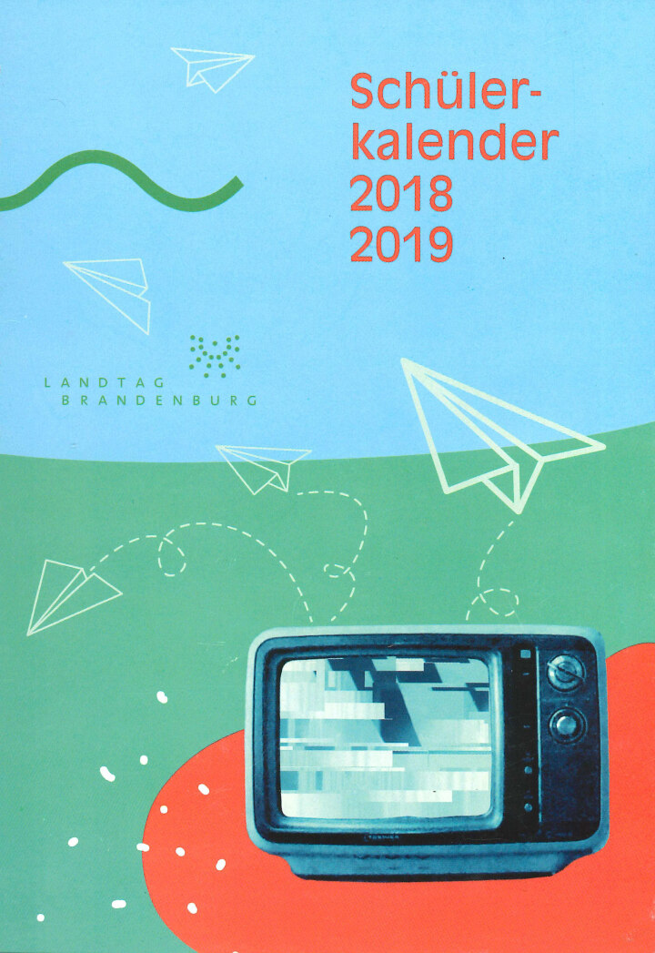 Cover des Schülerkalenders 2018/2019