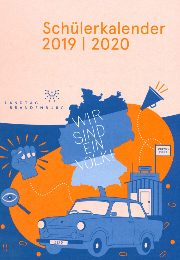 Cover des Schülerkalenders 2019/2020