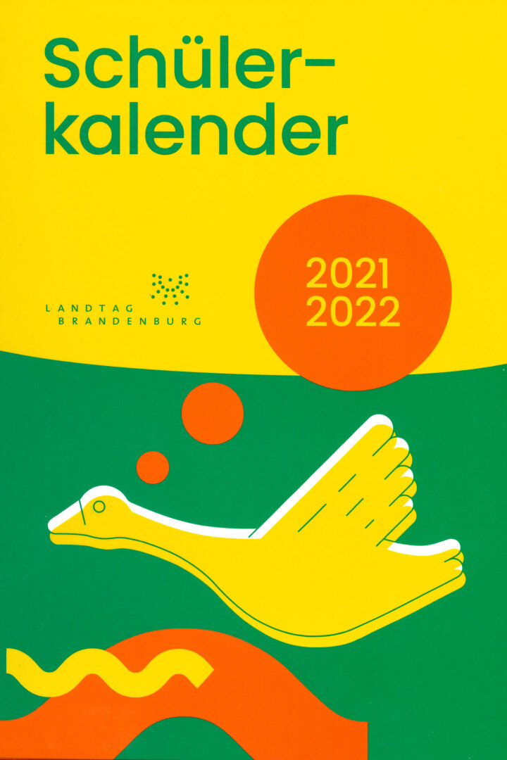 Cover des Schülerkalenders 2021/2022