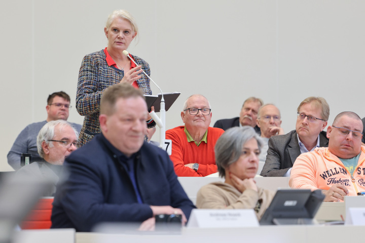 Impression der Frage- und Diskussionsrunde, Landtagsabgeordnete Dr. Saskia Ludwig, CDU-Fraktion