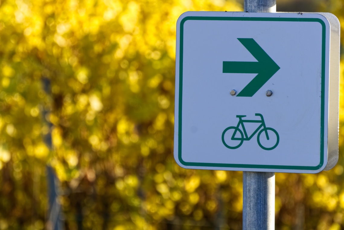Symbolbild eines Fahrradweges