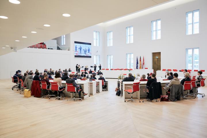 Blick in den Plenarsaal während der Gedenkstunde