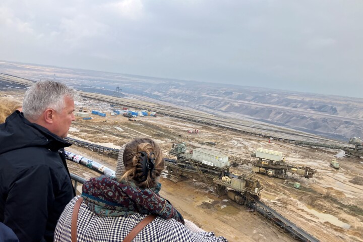 Blick über den Tagebau Garzweiler