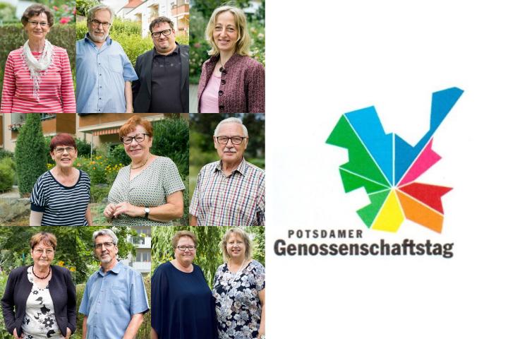 Titelbild der Ausstellung „Engagement bewegt Genossenschaft!“