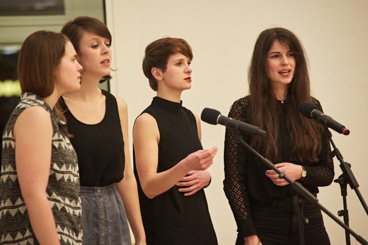 Musikalischer Ausklang durch die Band petitfour –all-female a cappella.