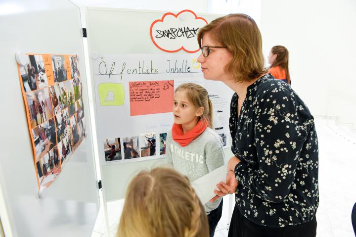 Impressionen der Workshops beim Safer Internet Day 2018 im Landtag.