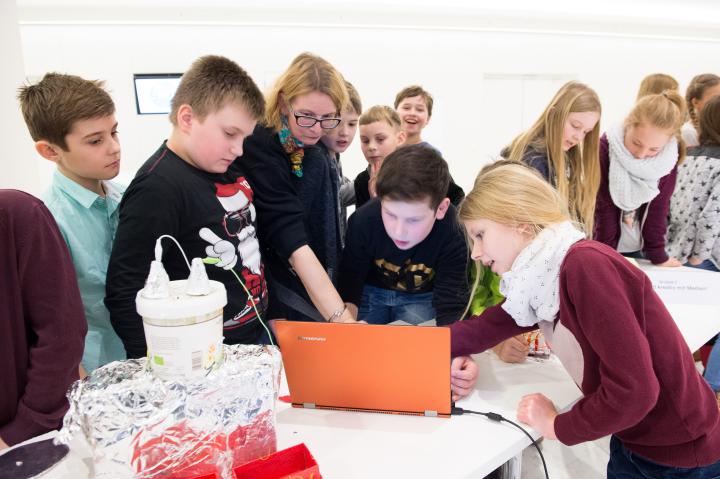 Impression der Gruppe "Aktiv und kreativ mit Medien" der Grundschule Zepernick in Panketal.