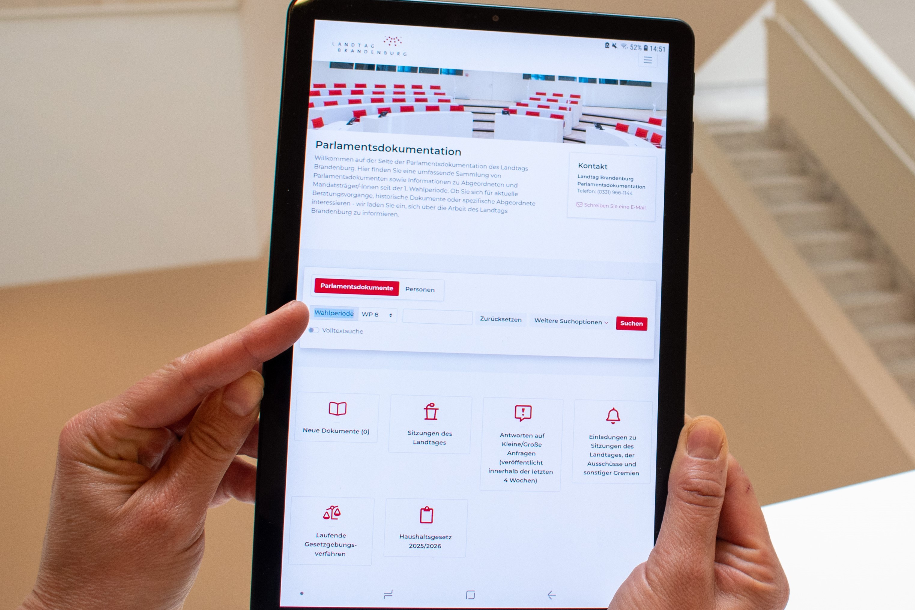 Umfrage Teaserbild Parlamentsdokumentation